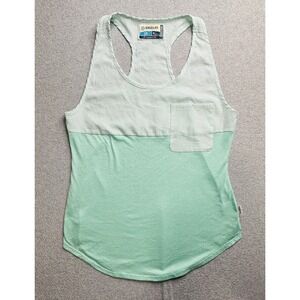Magellan Outdoors Tank Top Womens Medium Green Classic Fit‎ Fish Gear Pocket Gym